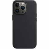 Cumpara ieftin Husa de protectie Apple Leather Case with MagSafe pentru iPhone 13 Pro Max, Midnight