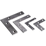 Coltar metalic de &icirc;mbinare T0281 100x22x2 mm, set 4 bucati, otel