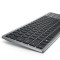 Dell Compact Multi-Device Wireless Keyboard &ndash; KB740, COLOR: Titan Gray