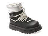 Ghete GRYXX negre, 8766, din piele naturala