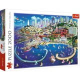 PUZZLE TREFL 2000 GOLFUL SAN FRANCISCO, TREFL 2000P