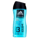 Adidas Ice Dive Gel de duș bărbați șampon și gel de duș 2 &icirc;n 1 pentru bărbati 250 ml