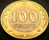 Cumpara ieftin Moneda exotica bimetal 100 TENGE - KAZAHSTAN, anul 2006 * cod 3223, Asia