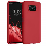 Husa pentru Xiaomi Poco X3 (NFC), Silicon, Rosu, 53482.51, Carcasa