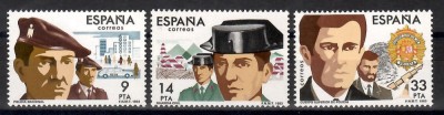 Spania 1983 - Forțele Naționale de Securitate, MNH foto