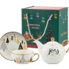 Set de ceai Flippy, Tematica Craciun, pentru o Persoana, 15.3x 11 cm