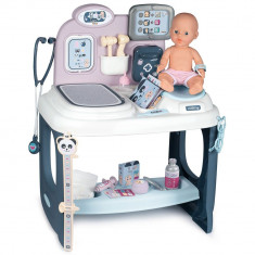 Centru de ingrijire pentru papusi Smoby Baby Care Center cu papusa si accesorii foto