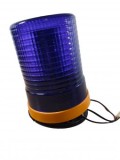 Girofar LED Albastru 12/24V, 212mm, Fixare Suruburi, 15W, Iluminare LED