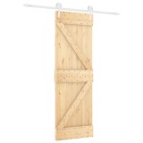 Cumpara ieftin Usa glisanta cu set de feronerie 70x210 cm, lemn masiv de pin