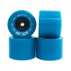 Set 4 roti skateboard DHS, 60 x 45 mm, Albastru