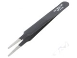 Pensetă ESD 120mm V&acirc;rf Rotunjit