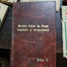 Revista Critica de Drept, Legislatie si Jurisprudenta Anul III Nr. 1 Ianuarie-Februarie 1913