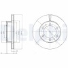 DELPHI BG4211C Disc frana