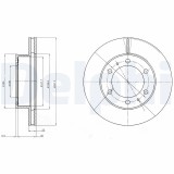DELPHI BG4211C Disc frana