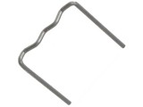 Cumpara ieftin Set 100 capse metalice pentru pistol de sudat plastic, model M drept, 0.8 mm, otel, argintiu