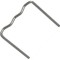 Set 100 capse metalice pentru pistol de sudat plastic, model M drept, 0.8 mm, otel, argintiu