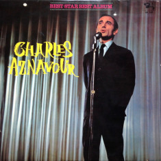 Vinil &amp;quot;Japan Press&amp;quot; Charles Aznavour &amp;amp; Paul Mauriat ?? Best Star Best Album (G+) foto