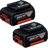 Bosch 1600Z00038 - Set acumulatori Li-Ion 18 V 4 Ah 2 bucati