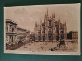 vedere carte postala DOMUL DIN MILANO -SEPIA