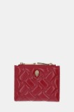 Kurt Geiger London portofel de piele MINI PURSE KENSINGTON culoarea roșu, 4198750319