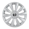 Set 4 Capace Roti, potrivite jantelor de R14, pentru Renault, model delta cromat, Autohelix MSA