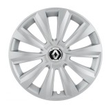 Cumpara ieftin Set 4 Capace Roti Autohelix MSA&reg;, potrivite jantelor de R15, pentru Renault, model delta cromat