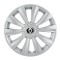 Set 4 Capace Roti, potrivite jantelor de R14, pentru Renault, model delta cromat