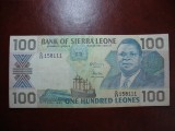 SIERRA LEONE 100 LEONES 1989