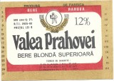 NI410 Etichetă bere blondă superioară Valea Prahovei, Fabrica de bere Rahova