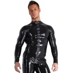 Salopeta Barbati Latex - Negru