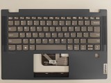 Carcasa superioara cu tastatura palmrest Laptop, Lenovo, IdeaPad Flex 5-14ALC05 Type 82HU, 5CB1B36461, 460.0MD05.0001, Fingerprint, Abyss Blue, layout
