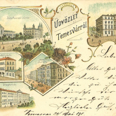 Timisoara litografie 1898