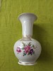 Portelan Bavaria Elfenbein, deosebita vaza cu decor floral