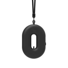 Colier Purificator de Aer, Fresh air, negru, din ABS, proiectat pentru a fi purtat in jurul gatului, functioneaza in mod silentios