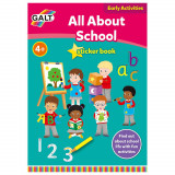 Carte cu activitati si abtibilduri - Totul despre scoala PlayLearn Toys, Galt