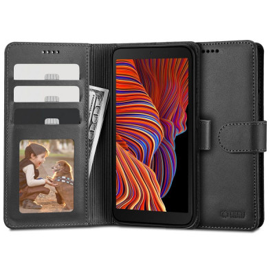 Husa Tech-Protect Wallet Wallet 2 pentru Samsung Galaxy Xcover 5 Negru foto
