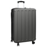 vidaXL Valiză pliabilă cu carcasă dură 28&#039;&#039; Gri &icirc;nchis 50x30x76 cm ABS