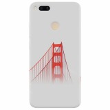 Husa silicon pentru Xiaomi Mi A1, Red Bridge In Clouds