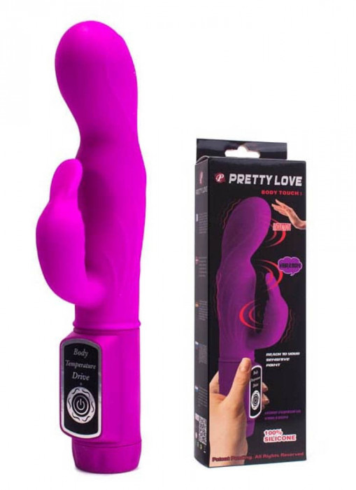 Vibrator Rabbit Body Touch, Violet, 24 cm