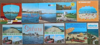 Diverse brosuri pentru promovarea litoralului romanesc, perioada comunista foto
