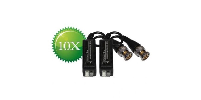 Videobalun AHD CVI TVI alb+gri HDT (101H BALUN) 10101068 5-19 0,1lei