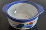 Vas pentru cuptor, castron portelan glazurat pt cuptor si pentru servit