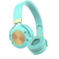 Casti wireless MRG M624, On Ear, Cu bluetooth, Albastru C627 foto