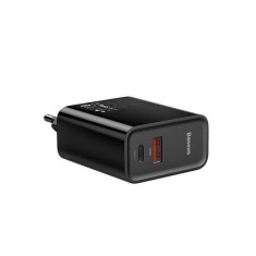 Incarcator retea Baseus Speed PPS Quick Charge 3.0 USB Type-C Black foto