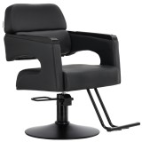 Fotoliu de coafură Miloren hidraulic rotativ pentru salon de coafură, suport pentru picioare, scaun de coafură.