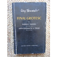 FINAL GROTESC, SUBIECT BANAL. APPASSIONATA, FINAL - URY BENADOR