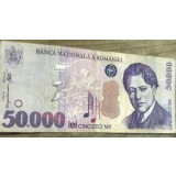 BNKRO001 Romania bancnota 50000 lei 2000