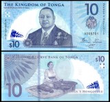!!! NOU : TONGA - 10 PA&#039;ANGA (2023) - P 52 - UNC / POLIMER