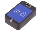 Cititor RFID ELATEC TWN4 USB 4,3-5,5V cu antenă 100mm, dimensiuni 60x39x16,5mm