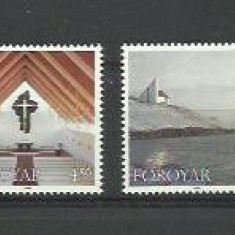 Foroyar Feroe Danemarca MNH 1998 - biserica religie peisaje